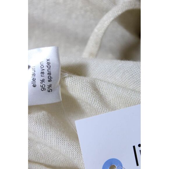 Ellelauri Womens Scoop neck Ruffle Trim Metallic Sundress Gold Size S - Picture 4 of 10